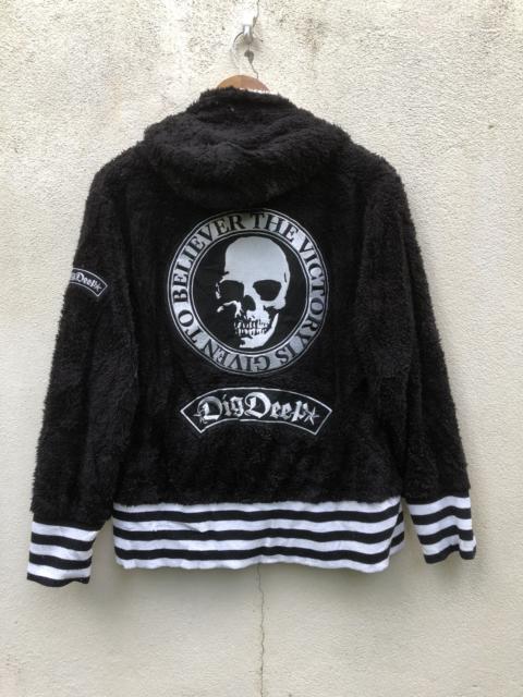 Other Designers Designer - ❌STREET FASHION BIG SKULL Streetwear Fleece Hoodies