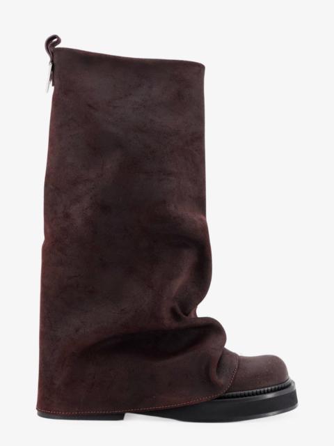 THE ATTICO The Attico Robin Suede Boots Purple