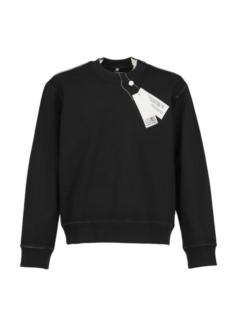 MM6 Maison Margiela SWEATSHIRT / BLACK WHT