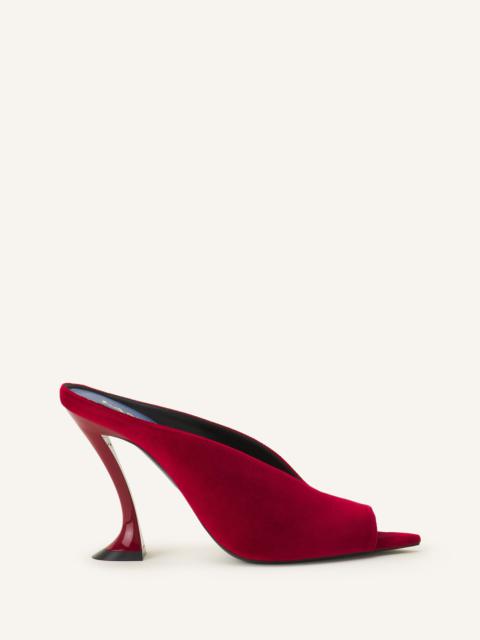 Lanvin MULE MIDNIGHT STEP IN VELVET