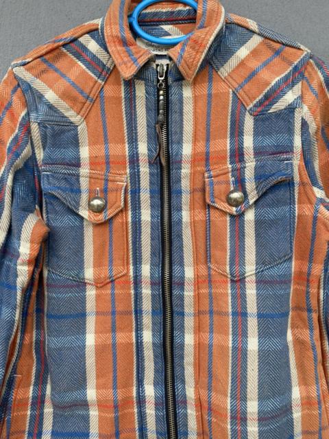 Other Designers REMI RELIEF FLANNEL PLAID WESTERN JACKET STYLE
