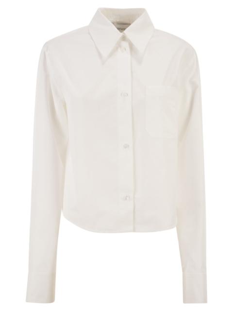 Sportmax Sportmax Women Spxceppo - Cotton Crop Top With Pleated Back