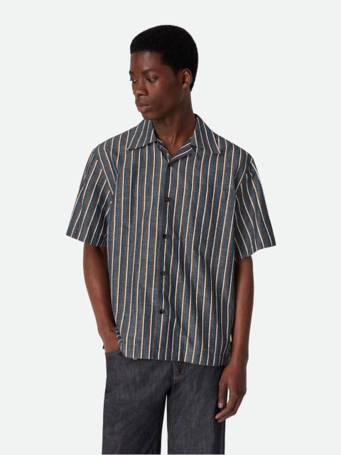 Bottega Veneta Stripe Cotton And Linen Shirt