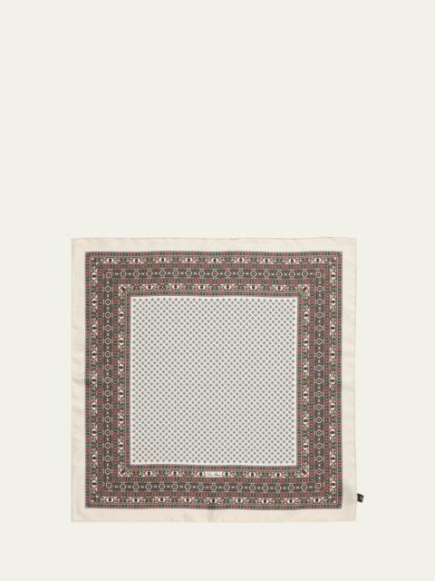 Loro Piana Chaco Border Foulard Scarf