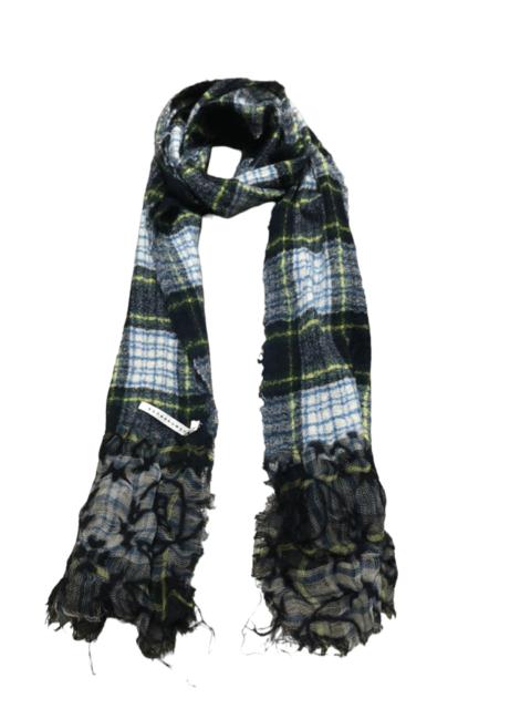 Other Designers Sunao Kuwahara - SunoaKuwahara Green Tartan Scarf Muffler Nice Design