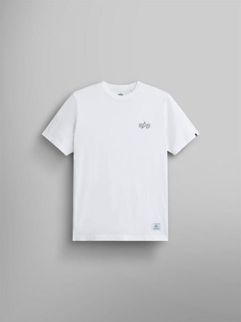 ALPHA INDUSTRIES ALPHA STENCIL T-SHIRT (WHITE)