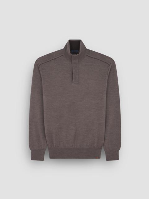 Paul & Shark MERINO EXTRAFINE HALF ZIP SWEATER