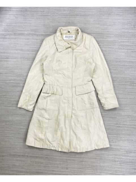 Balmain Vintage Balmain Paris Sheepskin Long Jacket