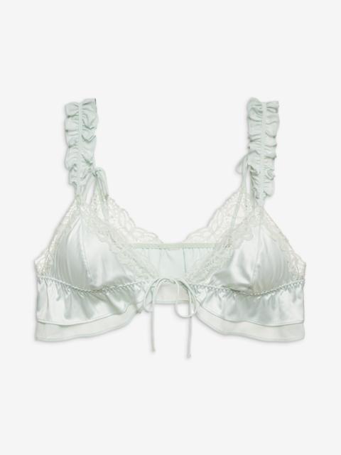 For Love & Lemons Butterfly Lace Ruffle Bralette