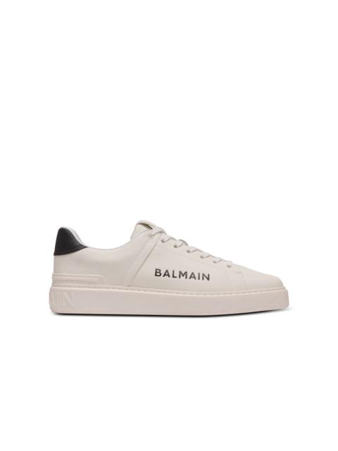 Balmain B-Court trainers in calfskin