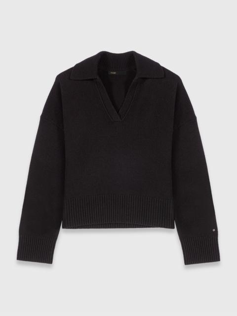 maje Wool-blend sweater