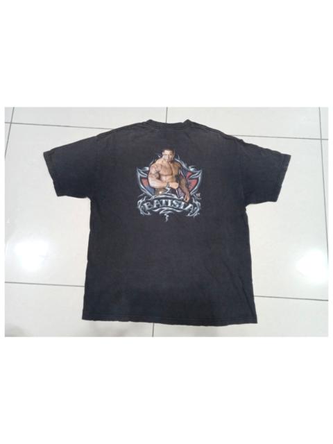 Vintage 00s WWE Batista Wrestling T Shirt Distressed