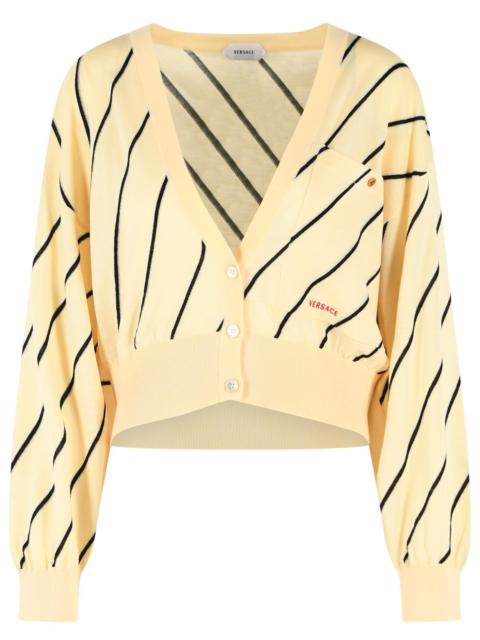 VERSACE Versace Wool Cardigan Cream Women