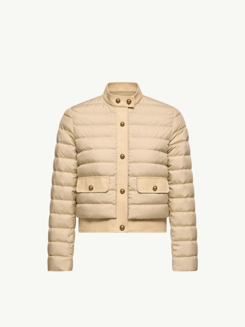 Moncler Juju Cotton & Linen-Trimmed Short Down Jacket