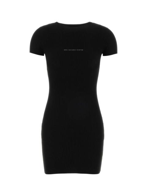 Alexander Wang Alexander Wang Women Black Stretch Jersey Mini Dress