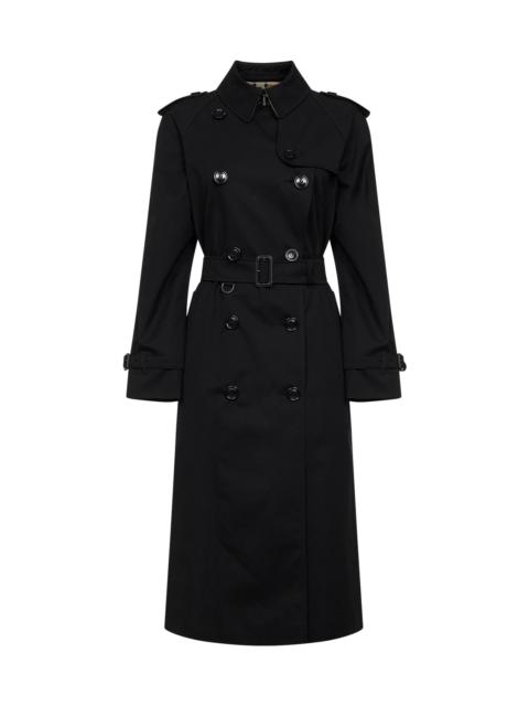 Burberry Burberry Women Black Heritage Waterloo Long Trench Coat