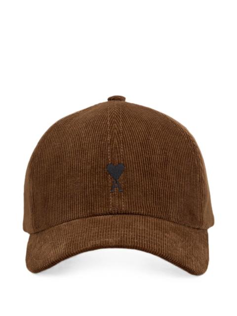 AMI Paris Ami Paris Men Velvet Baseball Cap