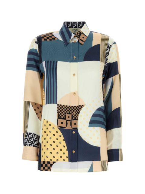 FENDI Fendi Women Printed Silk Shirt