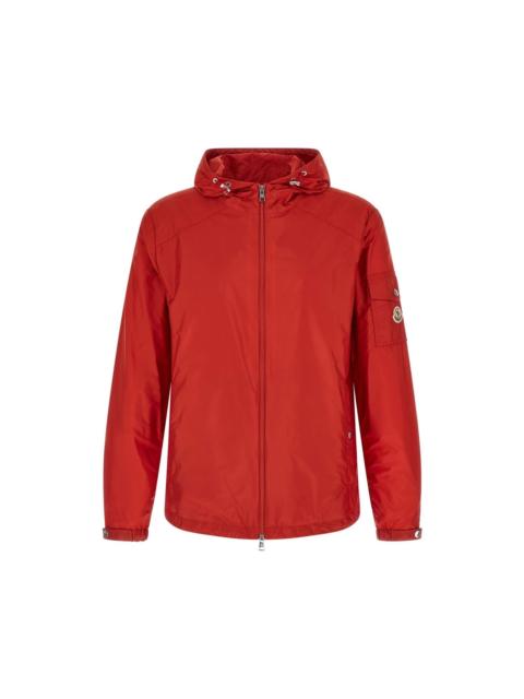 Moncler MONCLER Etiache $1205 Men's Red Hooded Rain Jacket New (Men'