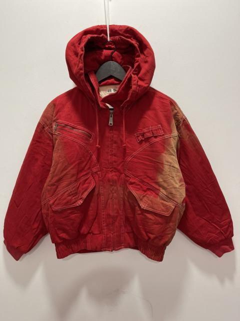 Other Designers Vintage - VINTAGE ZE-CHRIS BLEACHED HOODIE BOMBER JACKET