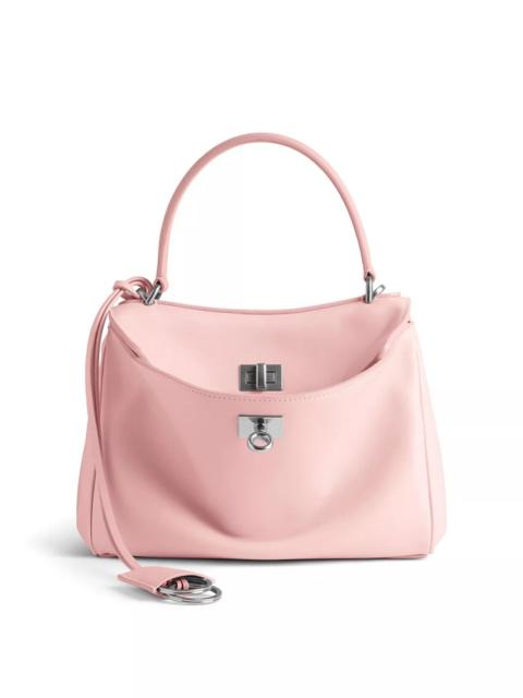 BALENCIAGA Rodeo Mini Handbag Crocodile Embossed