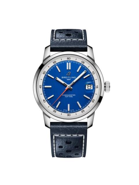BREITLING Breitling Top Time B31 Hand Wind Chronometer Blue Dial Men's Watch AB3113A71C1X1