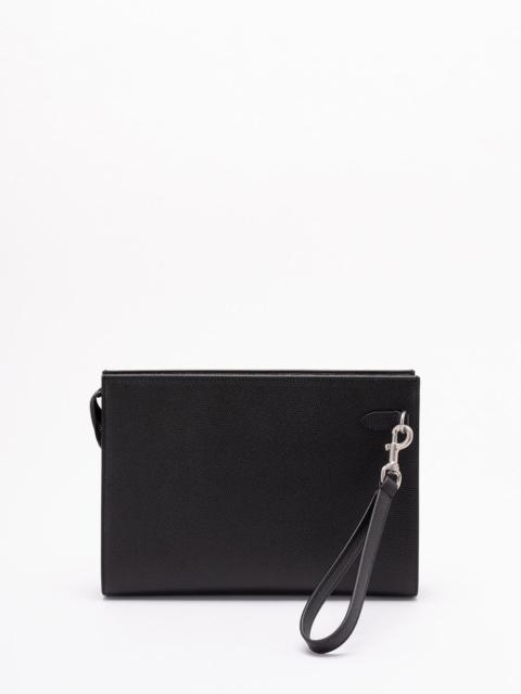 Valentino Garavani Men `Vlogo Signature` Leather Pouch