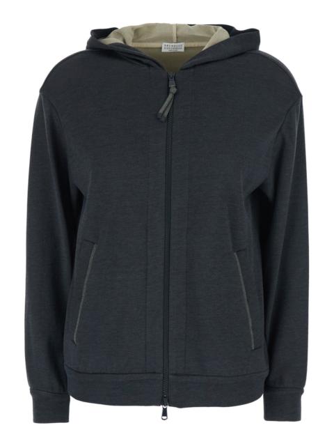 Brunello Cucinelli Brunello Cucinelli Women Zip Hooded Sweatshirt
