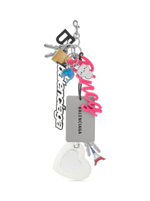 BALENCIAGA Women's Turner Keychain in Multicolored