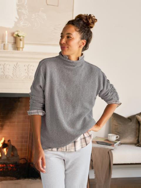 Frank & Eileen Rolled Funnel Neck Sweater