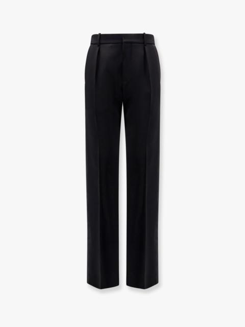 SAINT LAURENT Saint Laurent Tuxedo Wool Trouser With Lateral Satin Bands