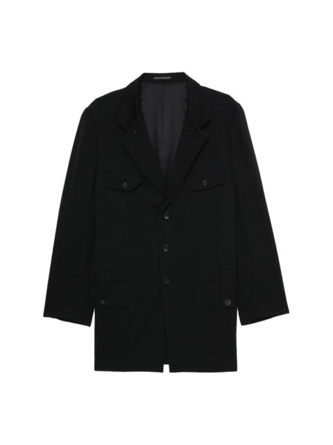 Yohji Yamamoto wool single-breasted blazer
