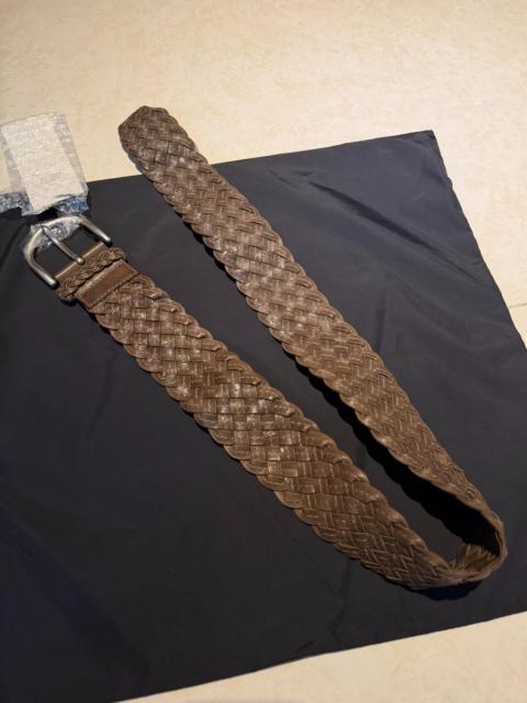 Prada Prada Woven Brown Belt