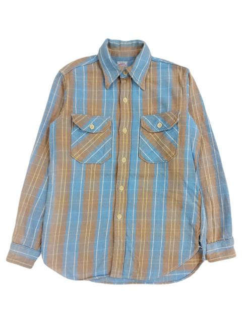 Other Designers RARE! WAREHOUSE CO JAPANESE BRAND PLAID PASTEL FLANNEL