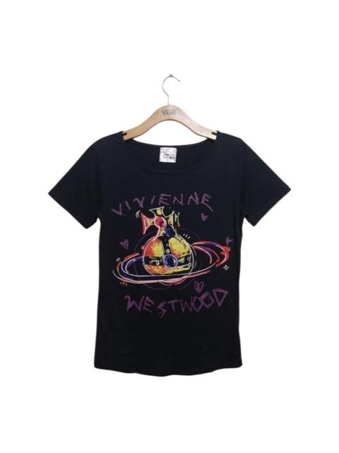 Vivienne Westwood Vintage 00s Vivienne Westwood Crayon Orb Tshirt