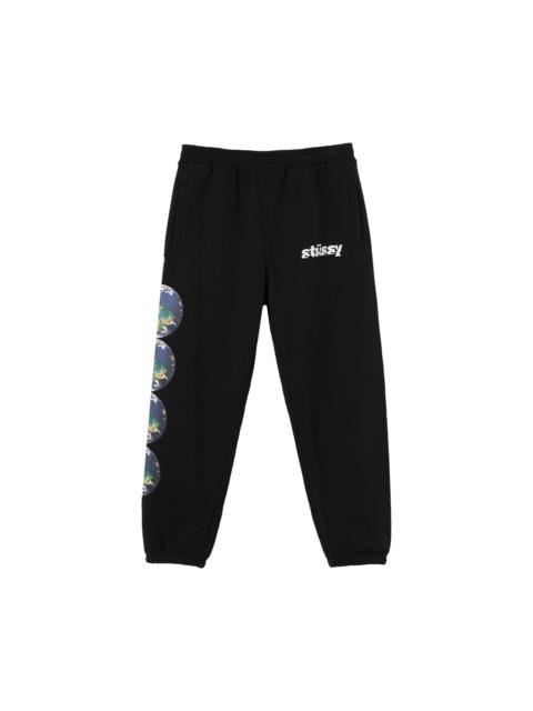 Stussy Catch The Wave Sweatpants 'Black'