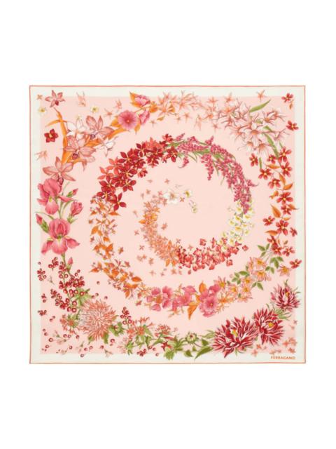 FERRAGAMO Ferragamo Women Spring Print Silk Foulard