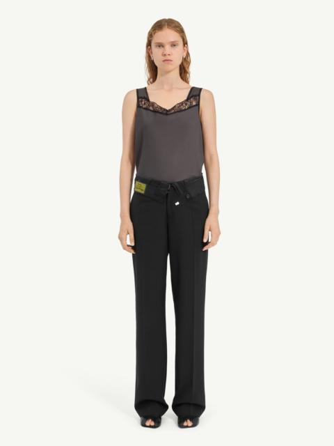 MM6 Maison Margiela Reverse waistband trousers