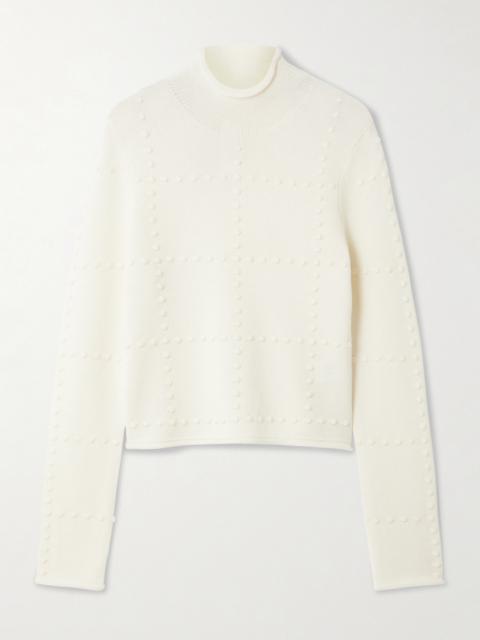GUEST IN RESIDENCE Popcorn Wool And Cashmere-blend Turtleneck Top