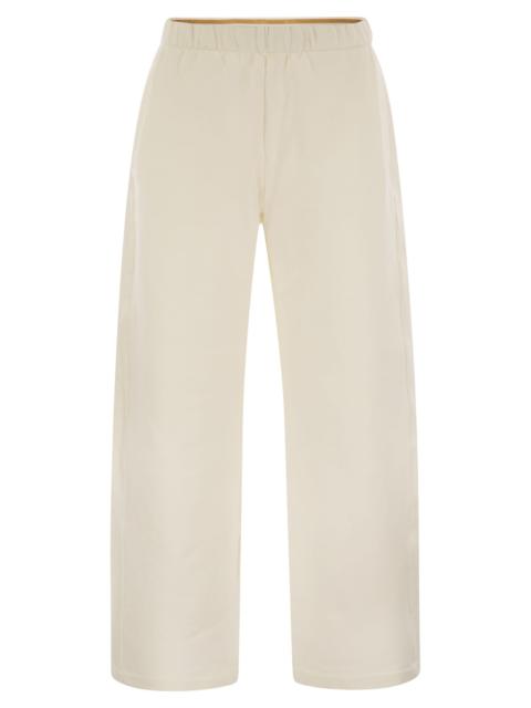 Max Mara Maxmara Women Filovia - Silk And Cotton Fleece Trousers