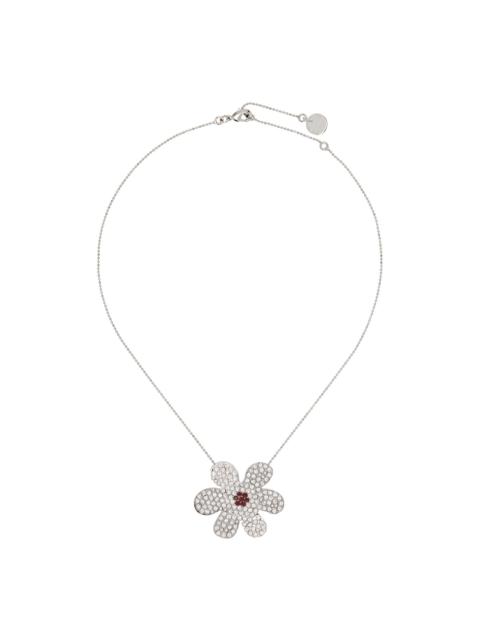 Marni Silver Daisy Pendant Necklace