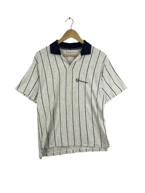 Other Designers Designer - Vintage Sergio Tacchini Polo Shirt Striped