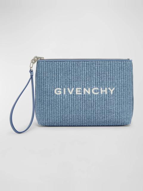 Logo Travel Pouch Wristlet