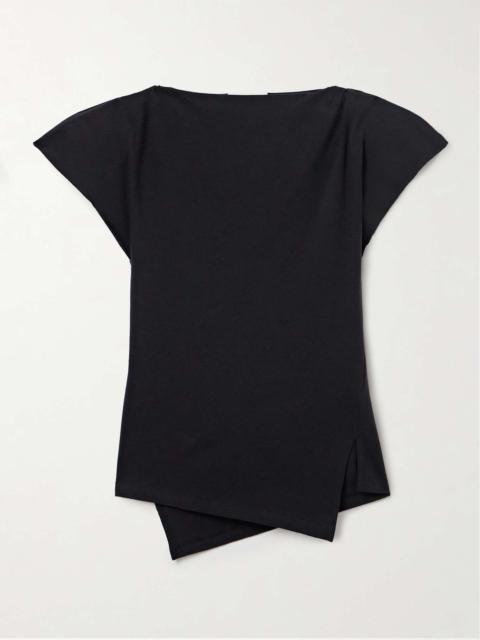 Sebani asymmetric cotton-jersey T-shirt