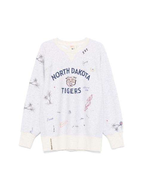 North Dakota Tigers-motif sweatshirt