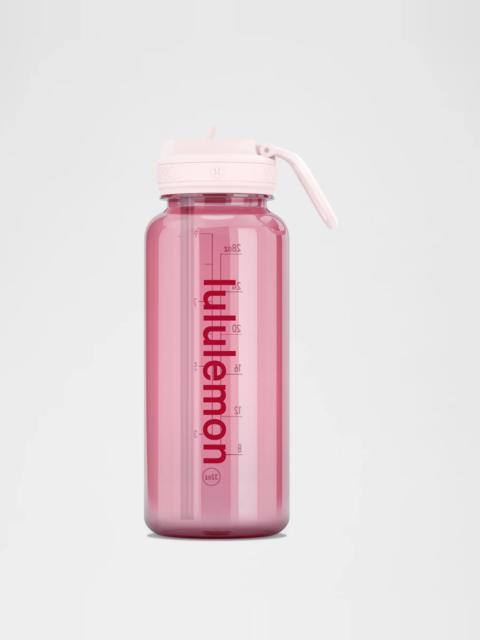 lululemon Back to Life Clear Bottle 32oz *Straw Lid