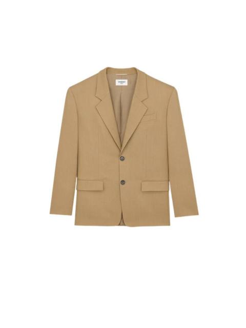 SAINT LAURENT SAINT LAURENT $3700 Beige Fonce Jacket New & Authentic (Men'