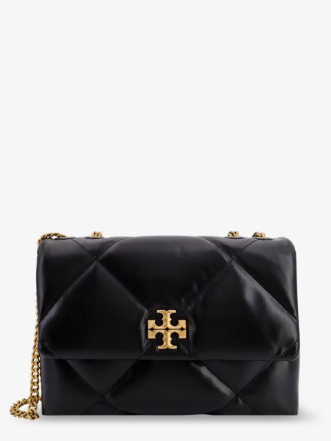 TORY BURCH Tory Burch Kira Matelassé Leather Shoulder Bag Black