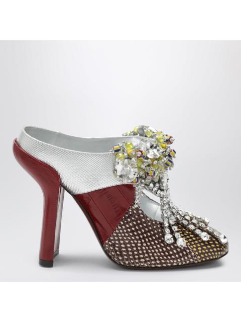 Dries Van Noten Dries Van Noten Patchwork Leather Mules With Decoration Women