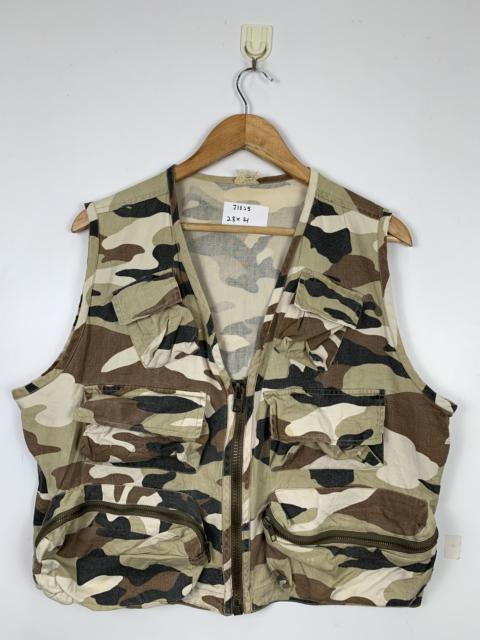 Other Designers Vintage - Vintage Military Multipocket Camo Outdoor Vests